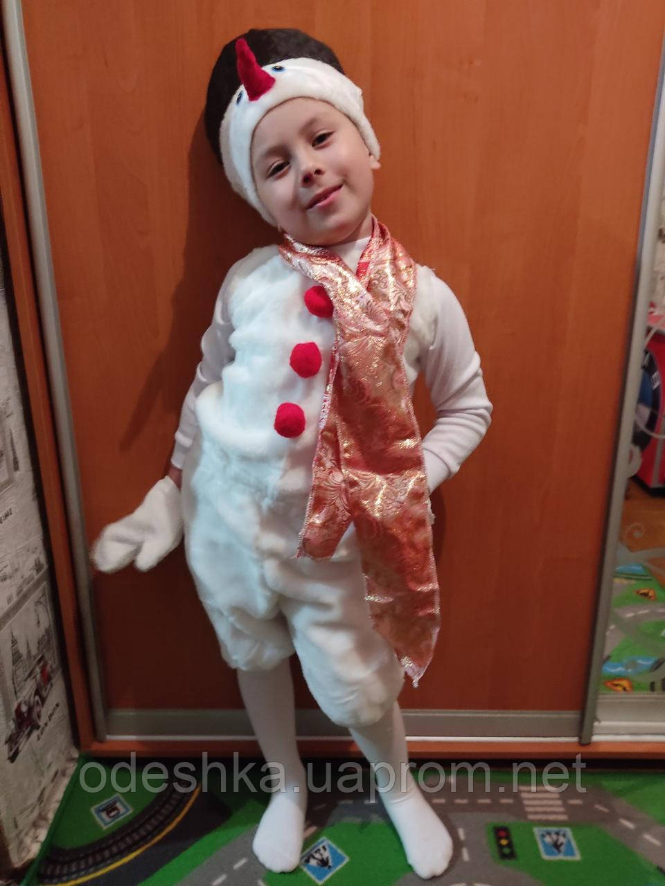 Карнавальный костюм Снеговика - фото 1 - id-p1519346202