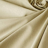 Декоративна однотонна тканина з тефлоном для штор,скатертин, серветок, покривал, бавовна, Туреччина, бежевий