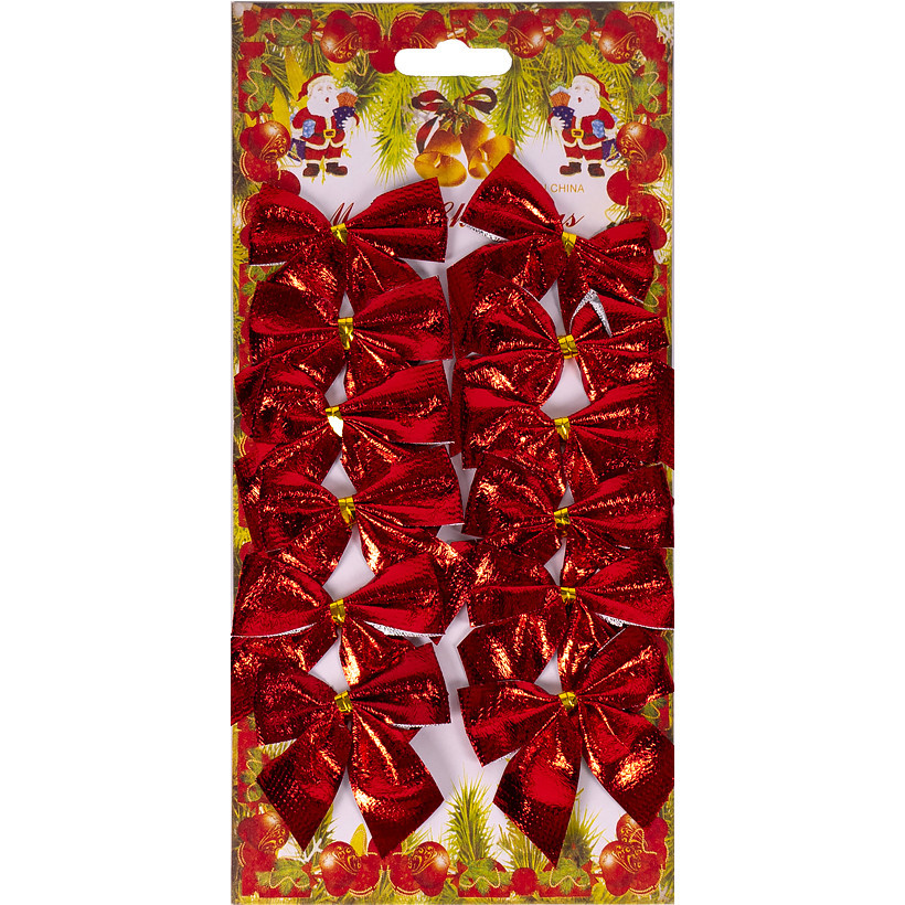 Набір бантів червоні 5.5*5.5 см., фото 1