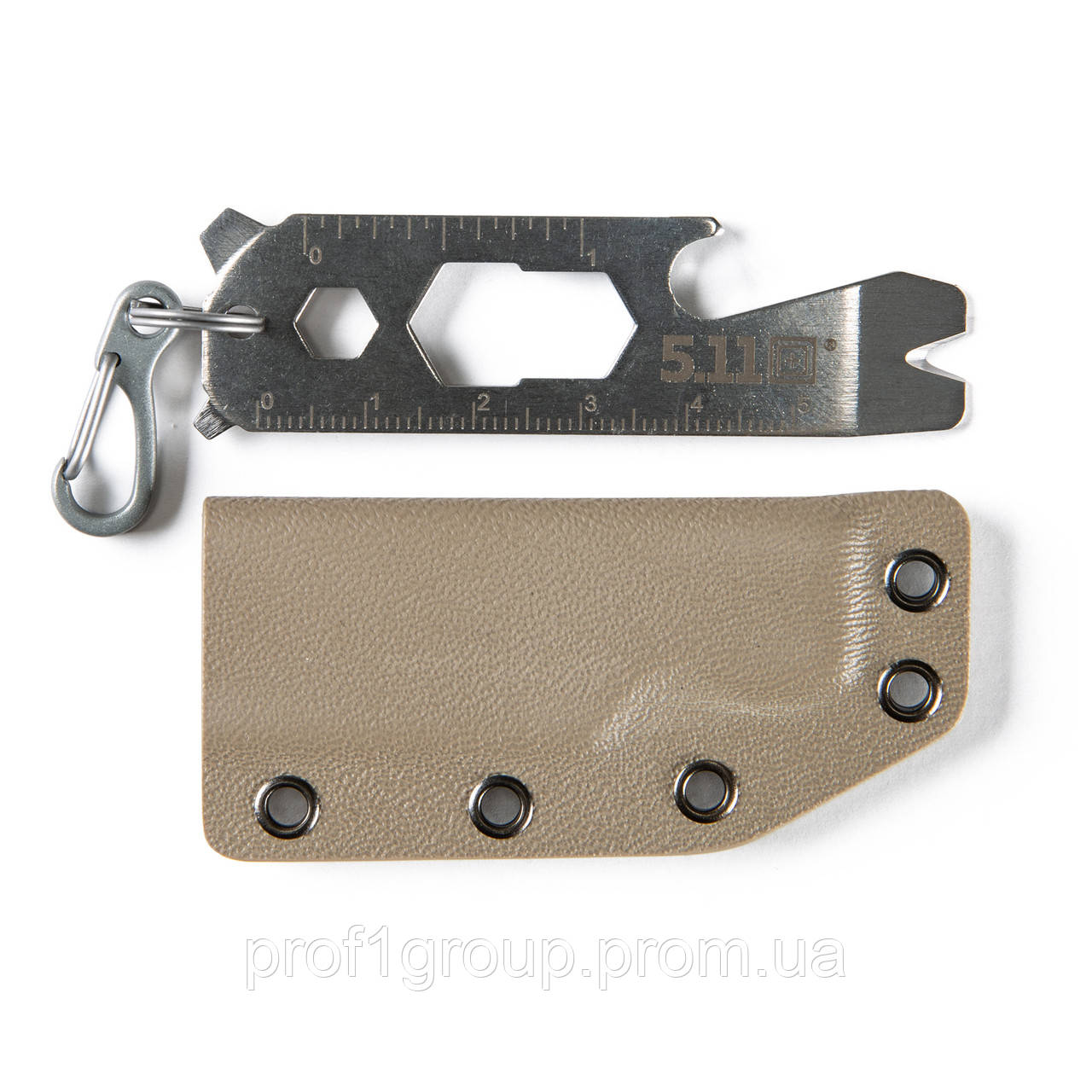 Мультитул-брелок 5.11 Tactical EDT Multitool Khaki єдиний