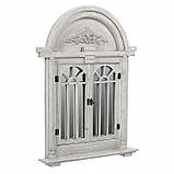 Дзеркало в ретростилі 63x47 зі віконницями Сіре MSL1089G, фото 6