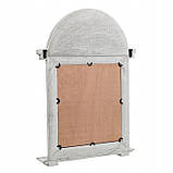 Дзеркало в ретростилі 63x47 зі віконницями Сіре MSL1089G, фото 2