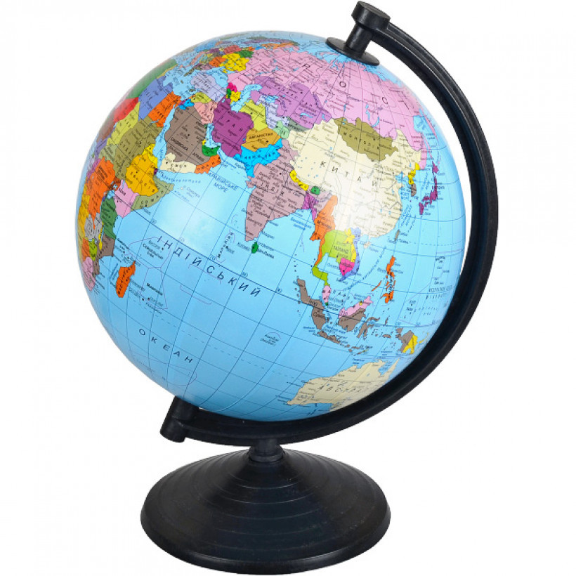 Глобус політичний D260 мм український