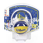 Міні-щит дитячий баскетбольний Wilson NBA Team Mini Hoop Golden State Warriors (WTBA1302GOL)