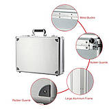 Алюмінієвий аташе кейс Bory Aluminum Hard Case, фото 3