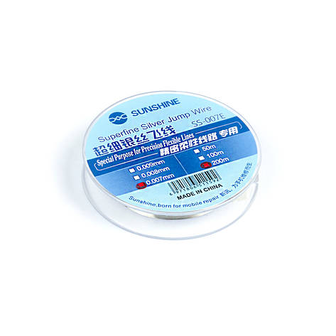 Дріт SUNSHINE SS-007E для перемичок на платі 200 м 0.007 мм, фото 1