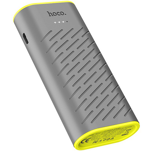 Додаткова батарея Power Bank Hoco B31C "Sharp" 5200 mAh (Сірий) - фото 2 - id-p1508995768