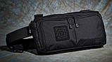 Сумка тактична для прихованого носіння зброї 5.11 4-Banger Bag Black 18x38x13.5, фото 4