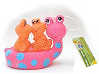 Набор игрушек для ванны Baby Team Веселые друзья (9001)