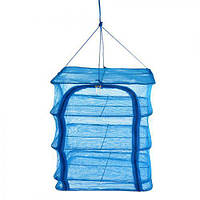 Сітка для сушіння риби, грибів, овочів, фруктів 3 яруси Stenson "U" SF24146-40 40х40х68 см (SH115375)