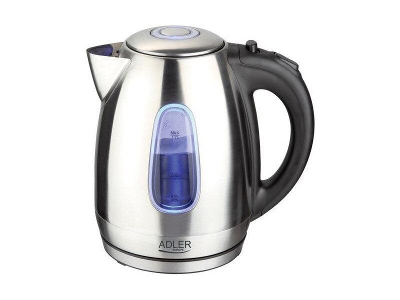 Чайник електричний електрочайник Adler AD 1223 1.7 л Silver (SH111538), фото 1