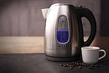Чайник електричний електрочайник Adler AD 1223 1.7 л Silver (SH111538), фото 8