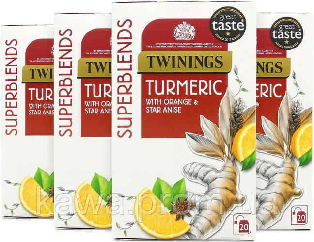 Чай Твайнингс Twinings Superblends Turmeric 20пак., цена 130 грн — Prom ...