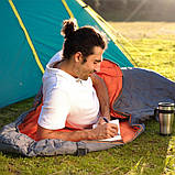 Спальний мішок (3-11 З) Bestway Pavillo 68103 спальник-кокон Hiberhide5 230х80х60 см Сірий (SH112256), фото 7