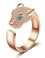 Стильный перстень для женщины Леопард
