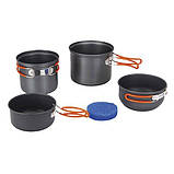 Набір похідного посуду Tramp TRC-075 з анодованого алюмінію (SH113609), фото 2