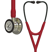 Стетоскоп Littmann Cardiology IV Бордовый с колоколом цвета шампанского