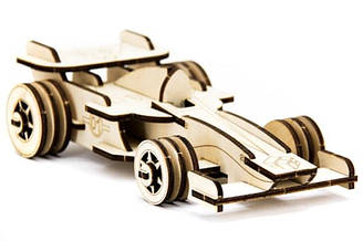 Деревянный конструктор Формула 1 39 деталей