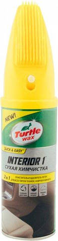 Аерозольна суха хімчистка Turtle Wax "Інтер'єр 1" з нейтралізатором запахів 500 мл, фото 1