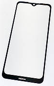 Скло Nokia 7.2/Nokia 6.2, чорне, оригінал (Китай), з олеофобним покриттям