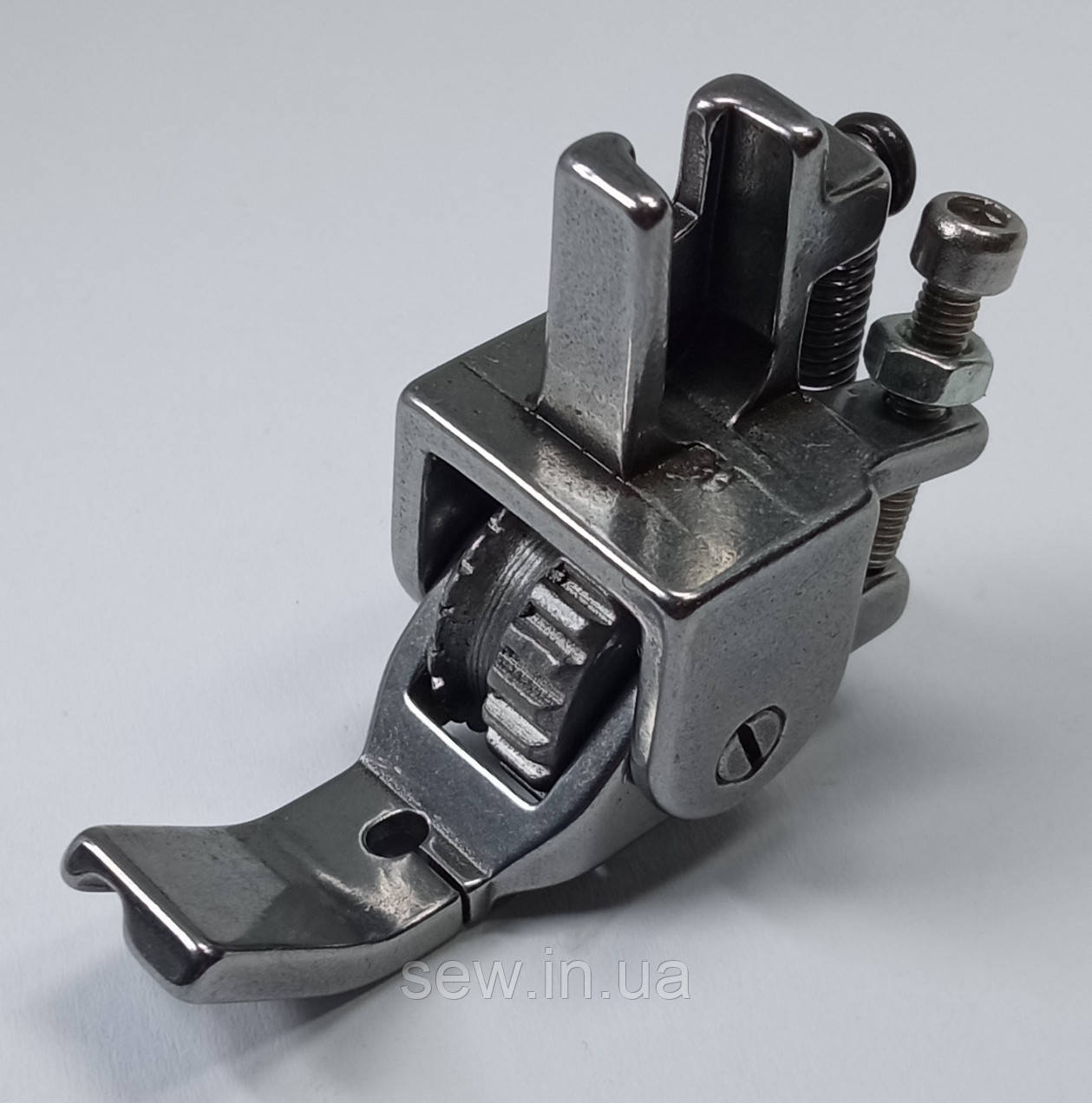 Лапка JY314KL 3/16 з металевим ребристим роликом, фото 1