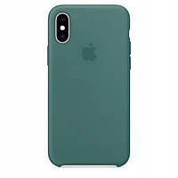 Чехол Silicone Case для iPhone Xs Max Pine Green (силиконовый чехол pine green силикон кейс на айфон Хс Макс)