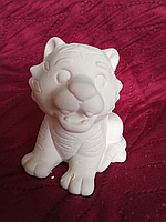 Гіпсова фігурка Тигр для розфарбовування і декорування