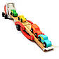 Деревянная игрушка Автовоз Top Bright перевозчик 40х8х12 см (трейлер, 4 машинки) 120327, фото 6