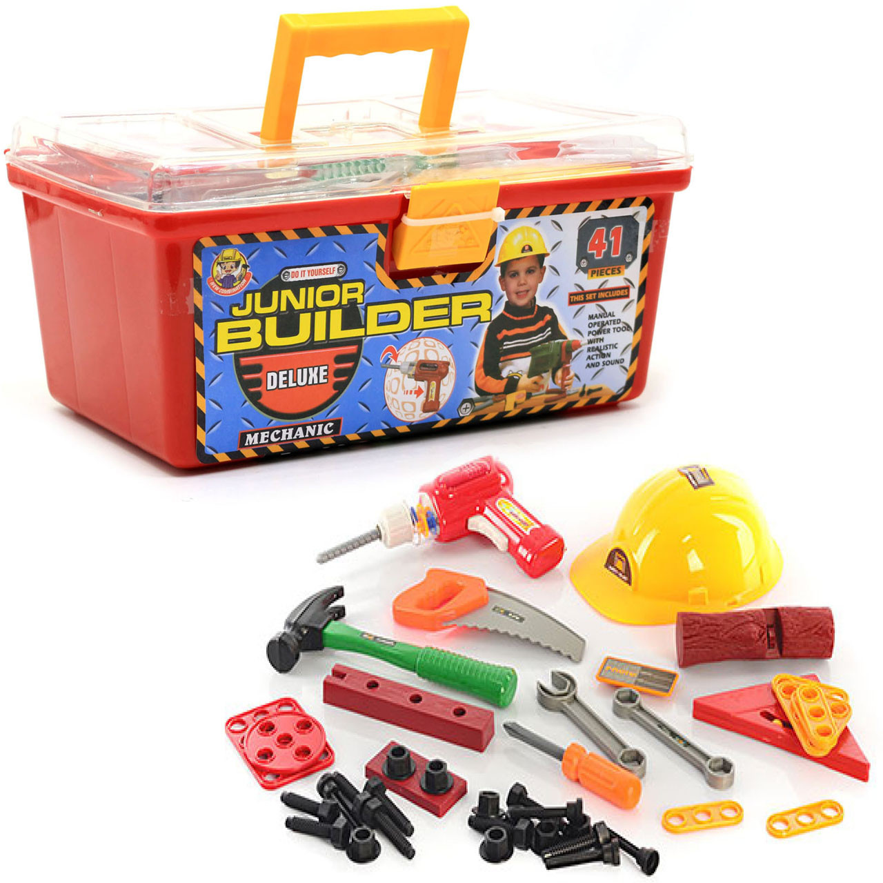 Набір інструментів для дітей «Tool Set», 41 деталь в валізі (2058)