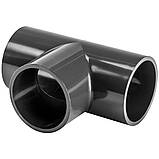 Трійник ПВХ Aquaviva, d50 мм, фото 2