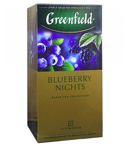 Чай чорний Greenfield Blueberry Nights 25шт х 1,5г