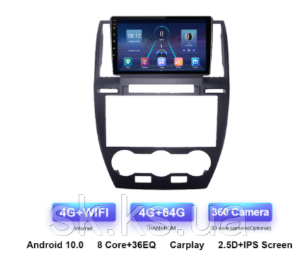 Junsun 4G Android магнітола для Land Rover Freelander 2 2006-2012 4+64, фото 1