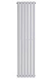 Вертикальний дизайнерський радіатор опалення ARTTIDESIGN Terni 6/1800/354/50 білий матовий, фото 5