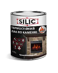 Термостійкий лак для каменю Silic мокрий ефект 0.7л
