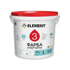 Акрилова інтер'єрна фарба Element 3 матова