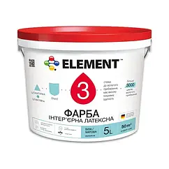 Акрилова фарба Element 3 матова 5л