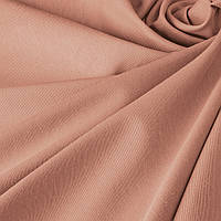 Декоративная однотонная ткань с тефлоном для штор, скатертей, салфеток, покрывал, хлопок, кремово-розовый