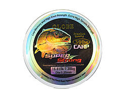 Волосінь Globe Carp Strong 0.25 мм (300 м.)