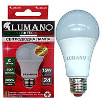 Лампа LED A60-15W-E27-6000K 1350Lm TM LUMANO