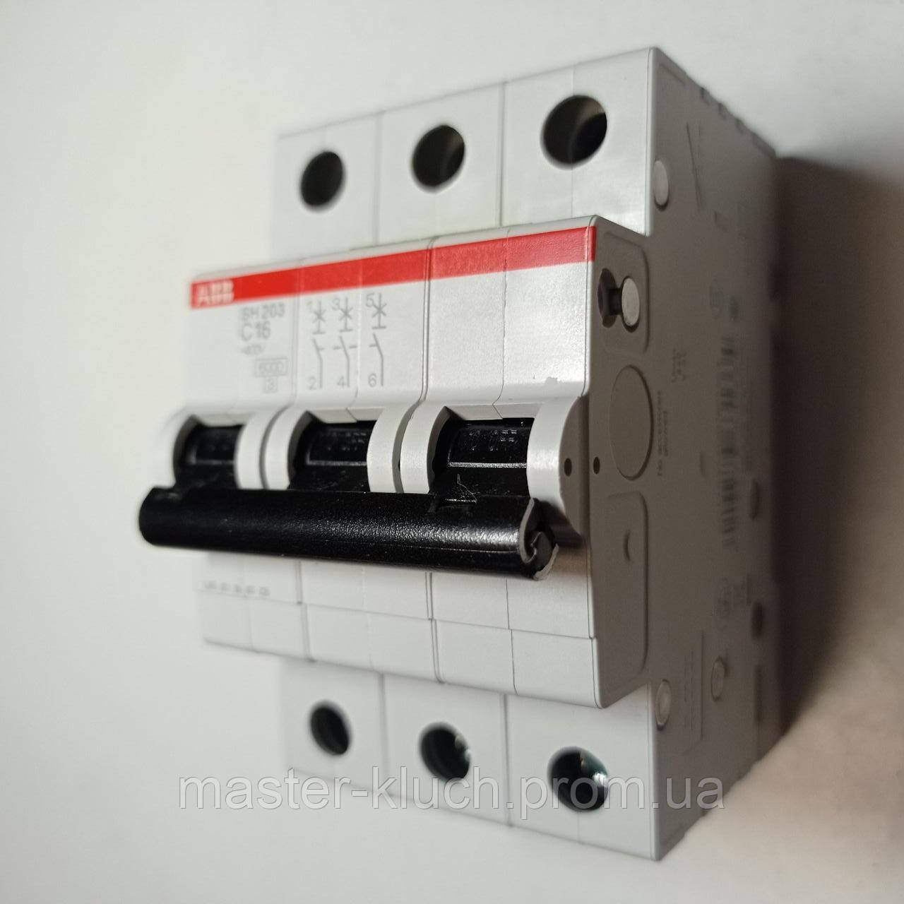Автоматический выключатель АВВ 16А SH203 C16 - фото 2 - id-p43558891