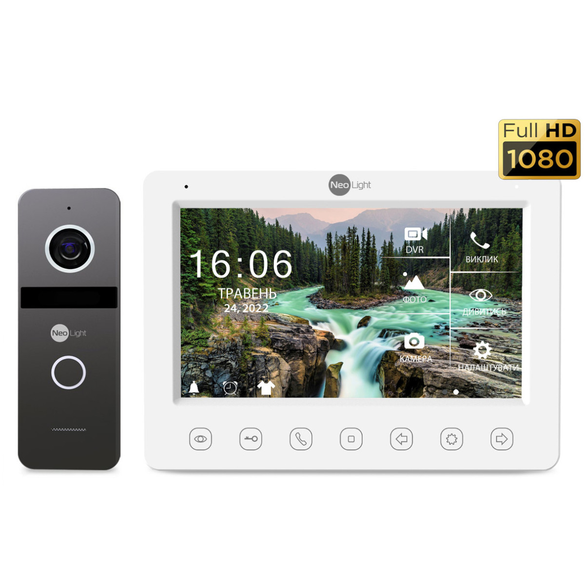 Комплект відеодомофон NEOKIT FHD PRO