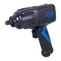 Пневматичний гайковерт 1/2" 1288 Нм, у комплекті 3 торцеві головки KING TONY P33481-095B, фото 4