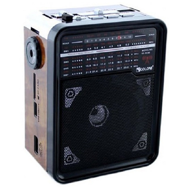 Радіоприймач Golon RX-9100 Коричневий, фото 1