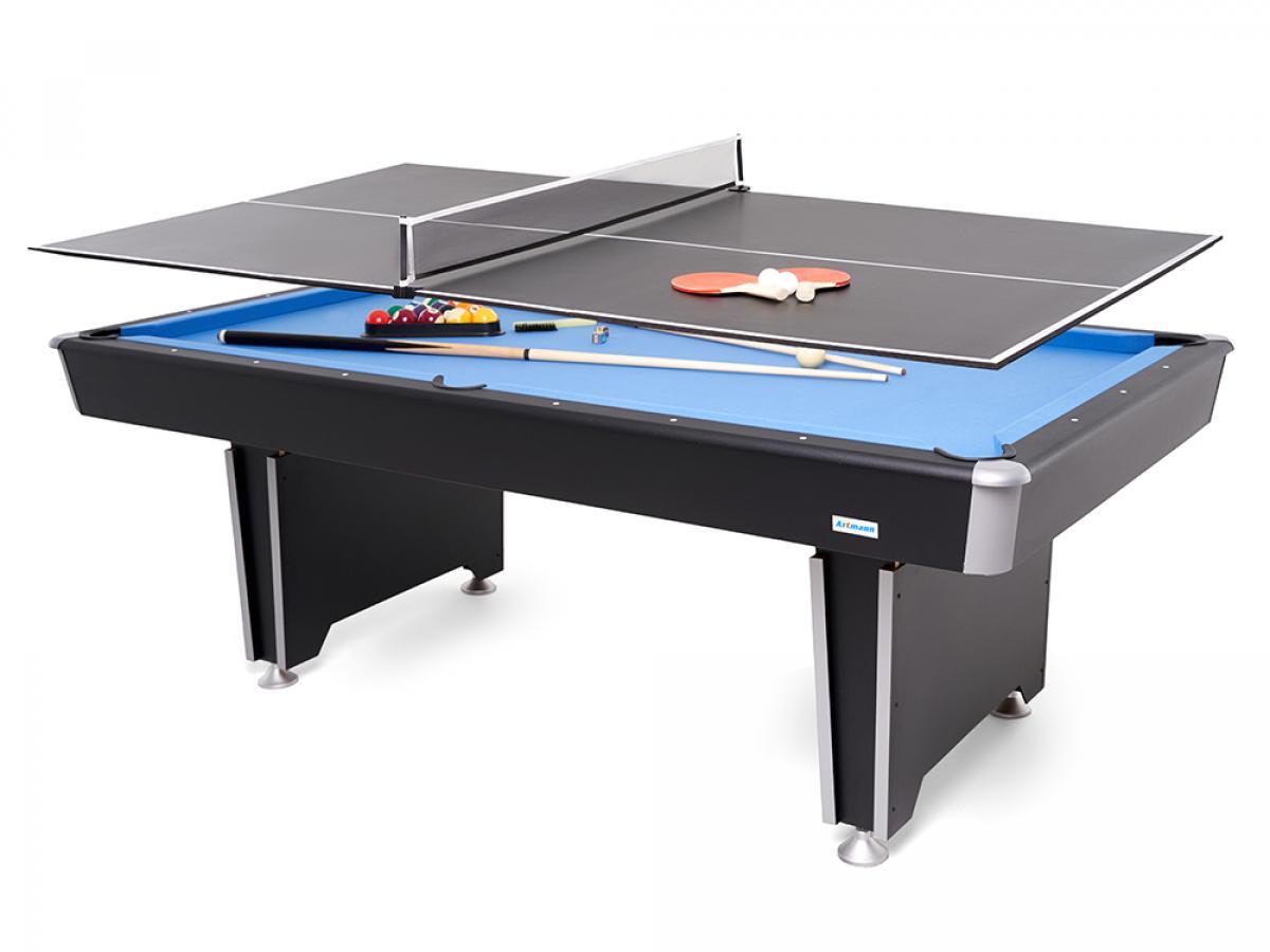 Більярдний стіл Phoenix 7Ft (тип столу: Американський пул) + тенісна кришка + аксесуари