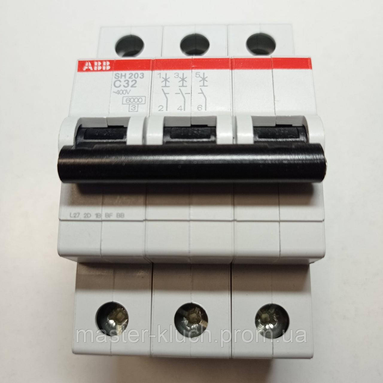 Автоматический выключатель АВВ 32A SH203 С32 - фото 4 - id-p43560949