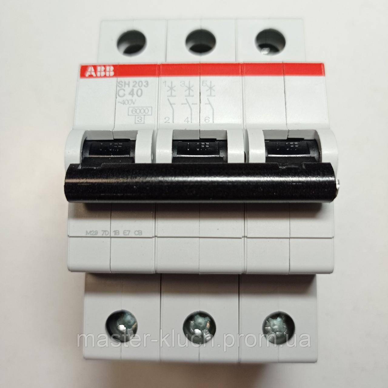Автоматический выключатель АВВ 40A SH203 С40 - фото 1 - id-p43563403