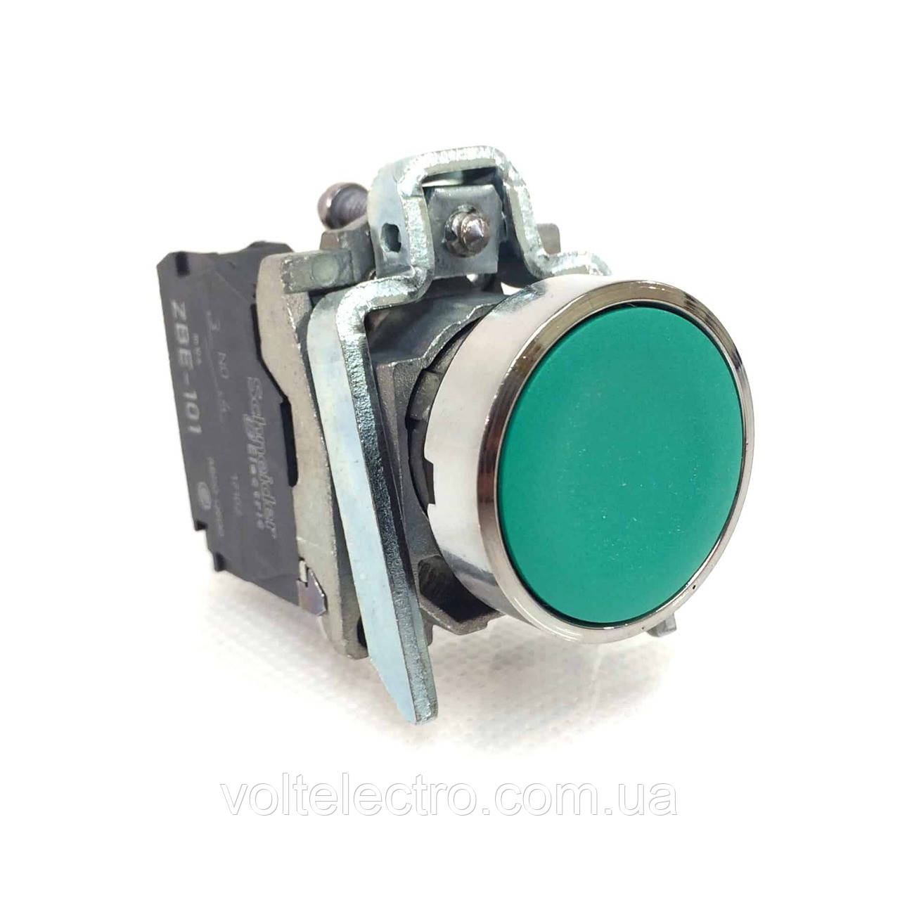 XB4BA31 Кнопка 22мм зеленая с возвратом 1НО Schneider Electric - фото 2 - id-p97425755