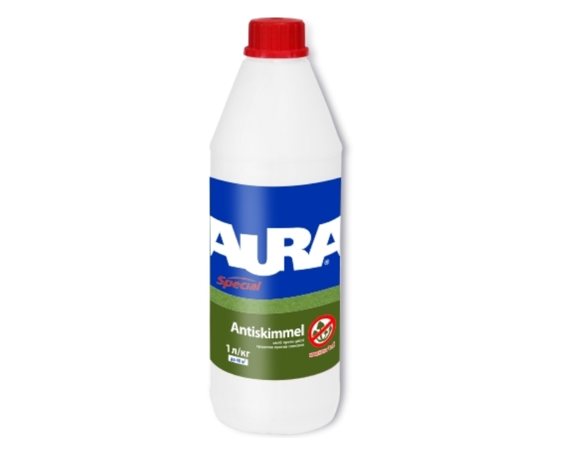 Ґрунтовка антисептична AURA ANTISKIMMEL очищаюча 1л