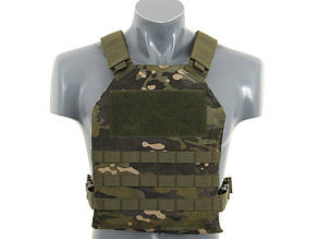 Простий Plate Carrier з аналогом балістичних вставок - Multicam Tropic, 8FIELDS, для страйкболу