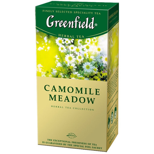 Трав'яний чай Greenfield Camomile Meadow — Ромашка в пакетиках 25 шт.
